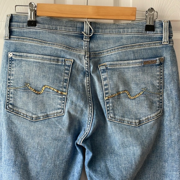 7 for all Mankind Josefina Slim Boyfriend Jeans size 27 - Picture 6 of 8